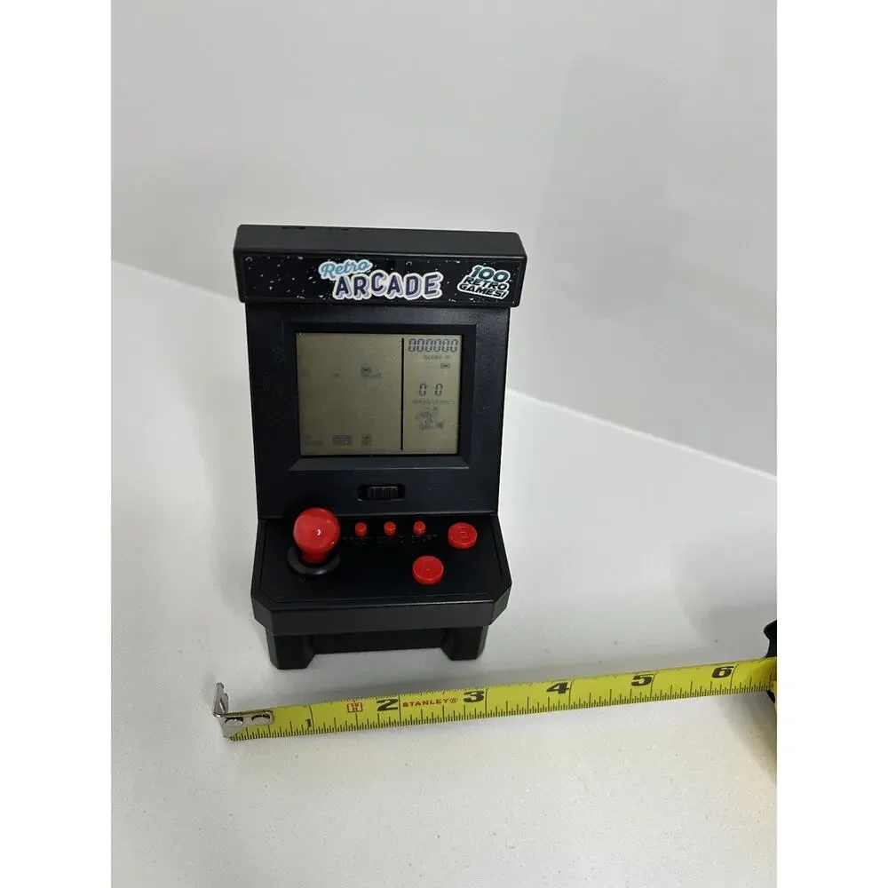 Retro Arcade 100 Exciting Games Mini Plastic Game Machine (Tested)